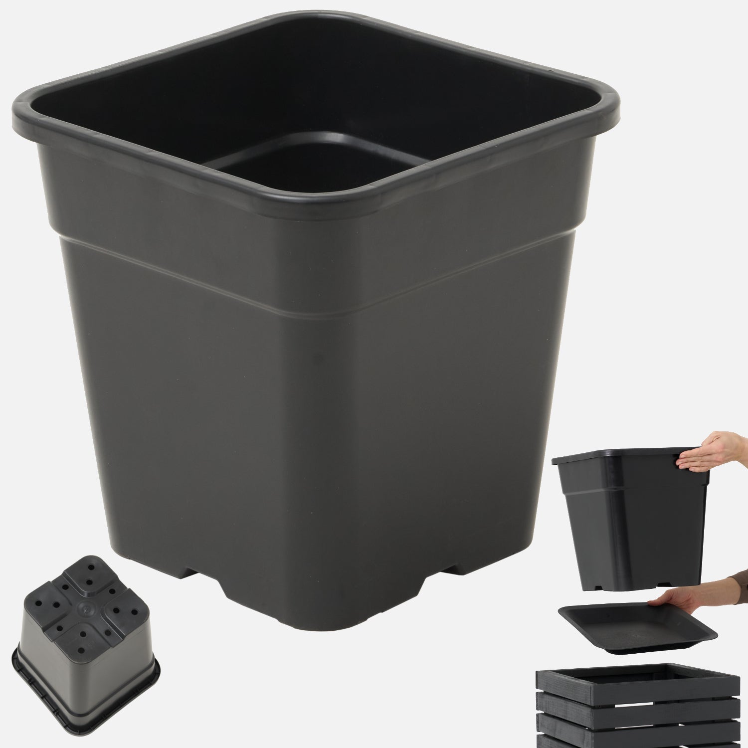 Donice i wkłady plastikowe