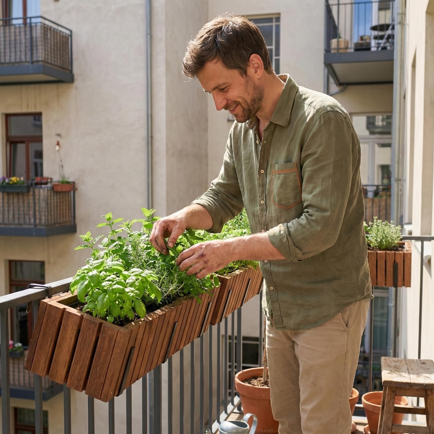 Uchwyty do skrzynek balkonowych – zestaw 2 szt.