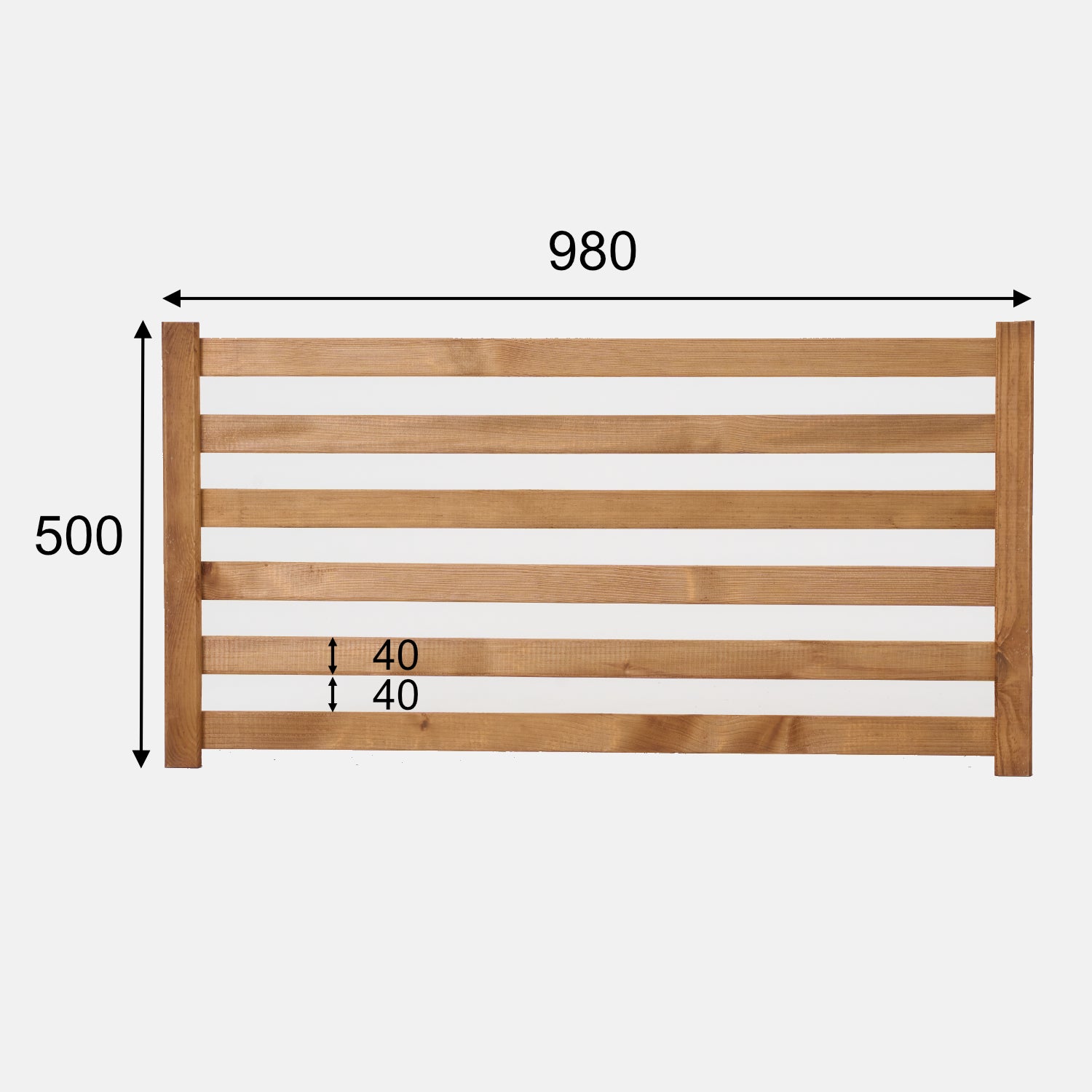 Modulaire houten pergola 98 x h50 cm