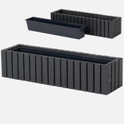 Balkonový květináč 86 cm antracit + 14l vložka balkon terasa zahrada