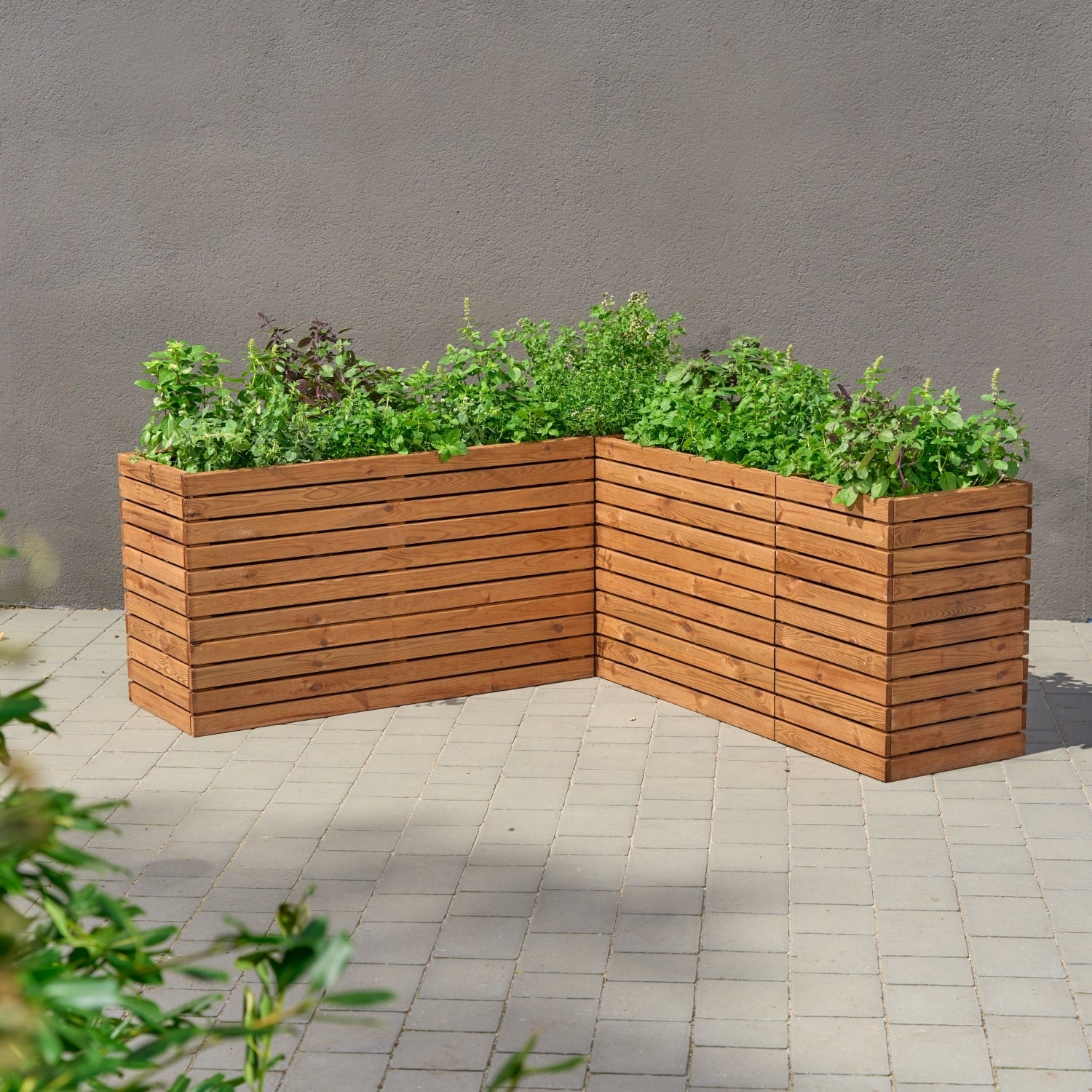 Duża donica ogrodowa wysoka 55cm, wkład plastikowy 2x18l taras balkon ogród