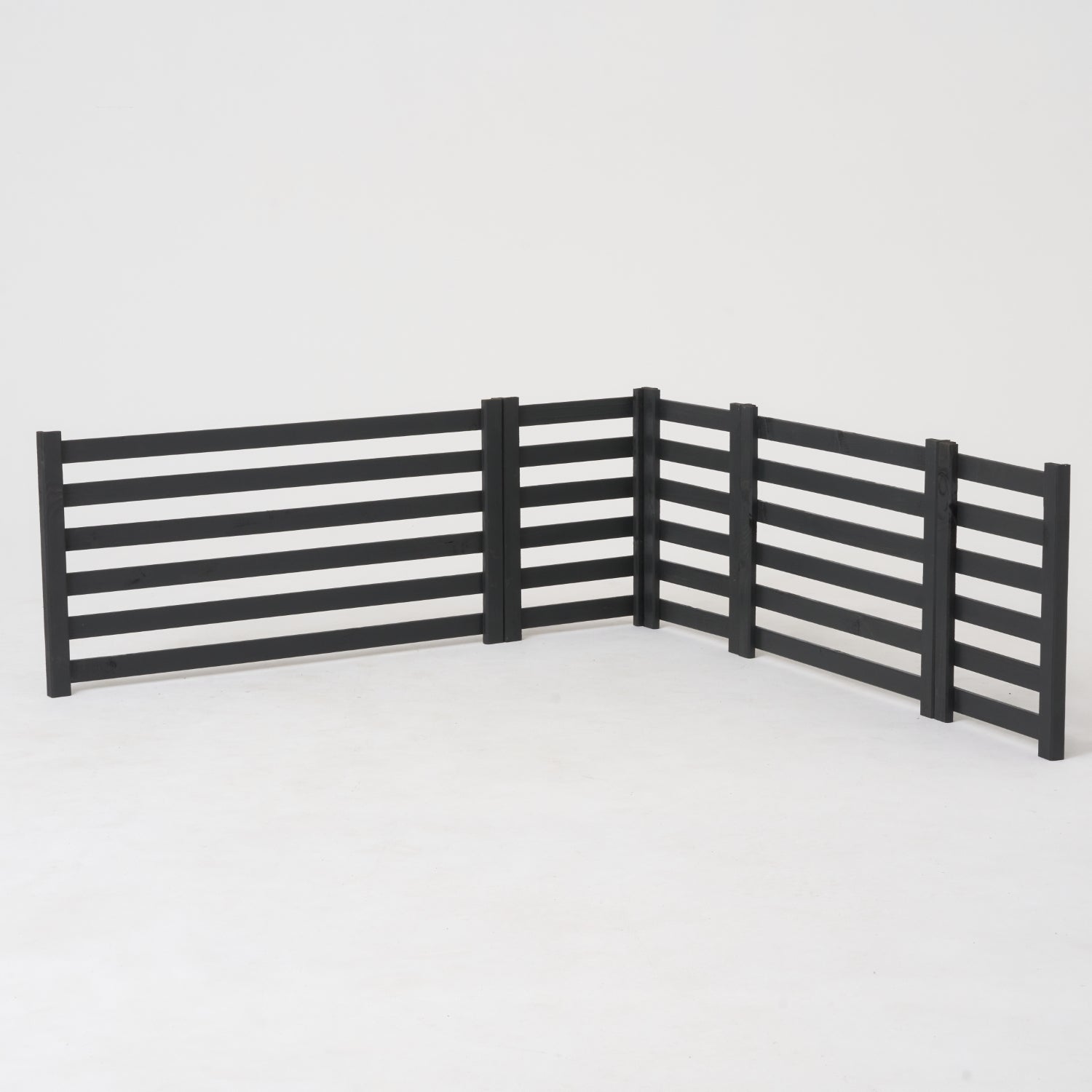 Modulární antracitová dřevěná pergola 67 x v50 cm