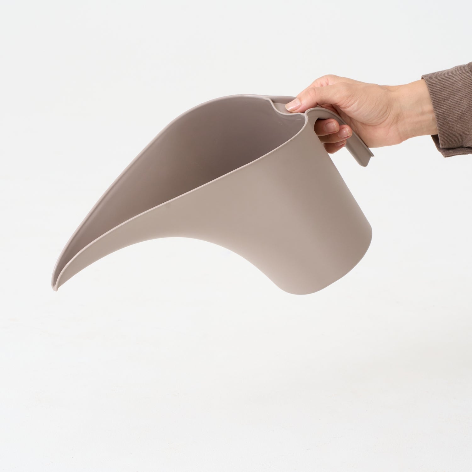 Arrosoir 2 l taupe gris-brun pour arroser plantes fleurs jardin terrasse