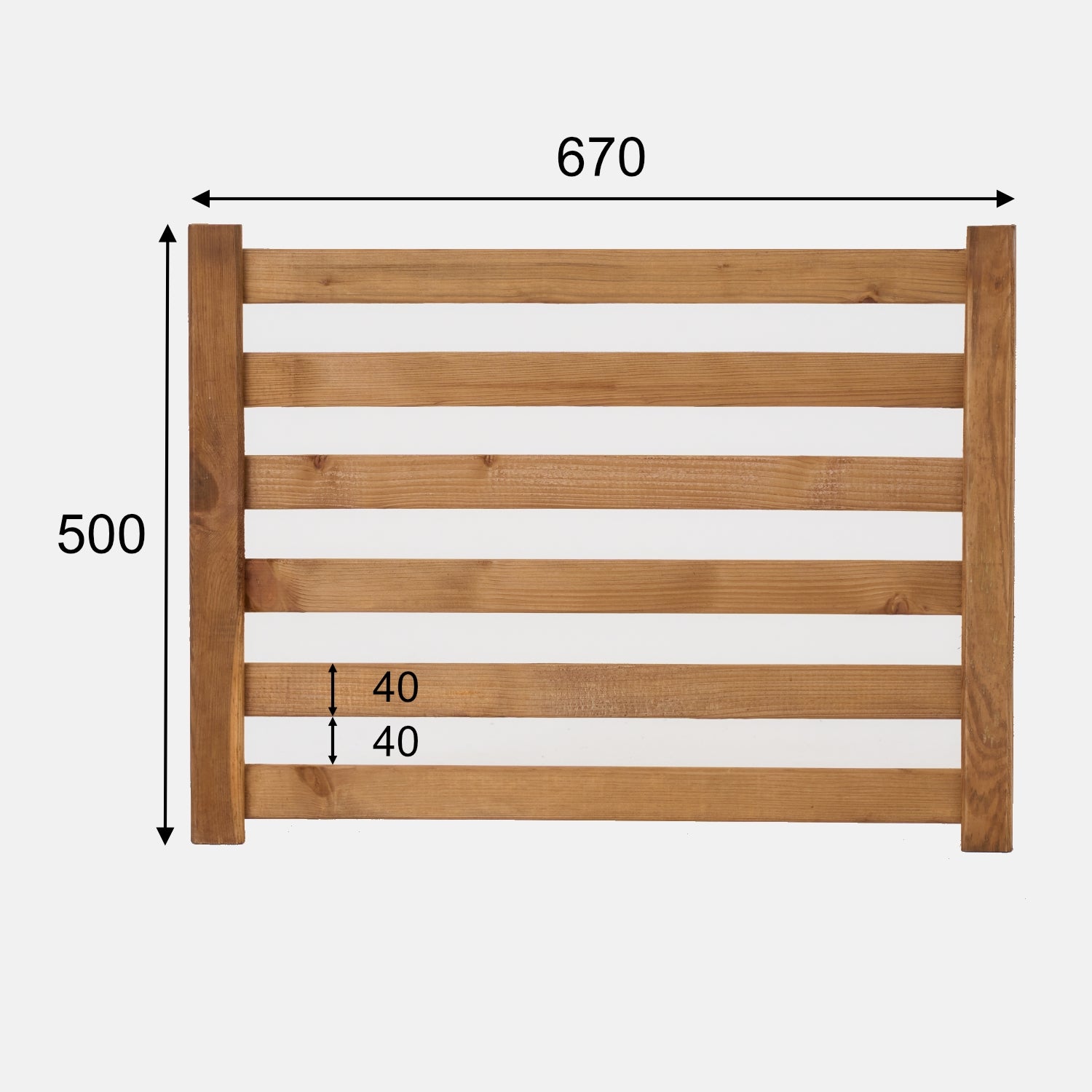 Modulare Holzpergola 67 x H50 cm
