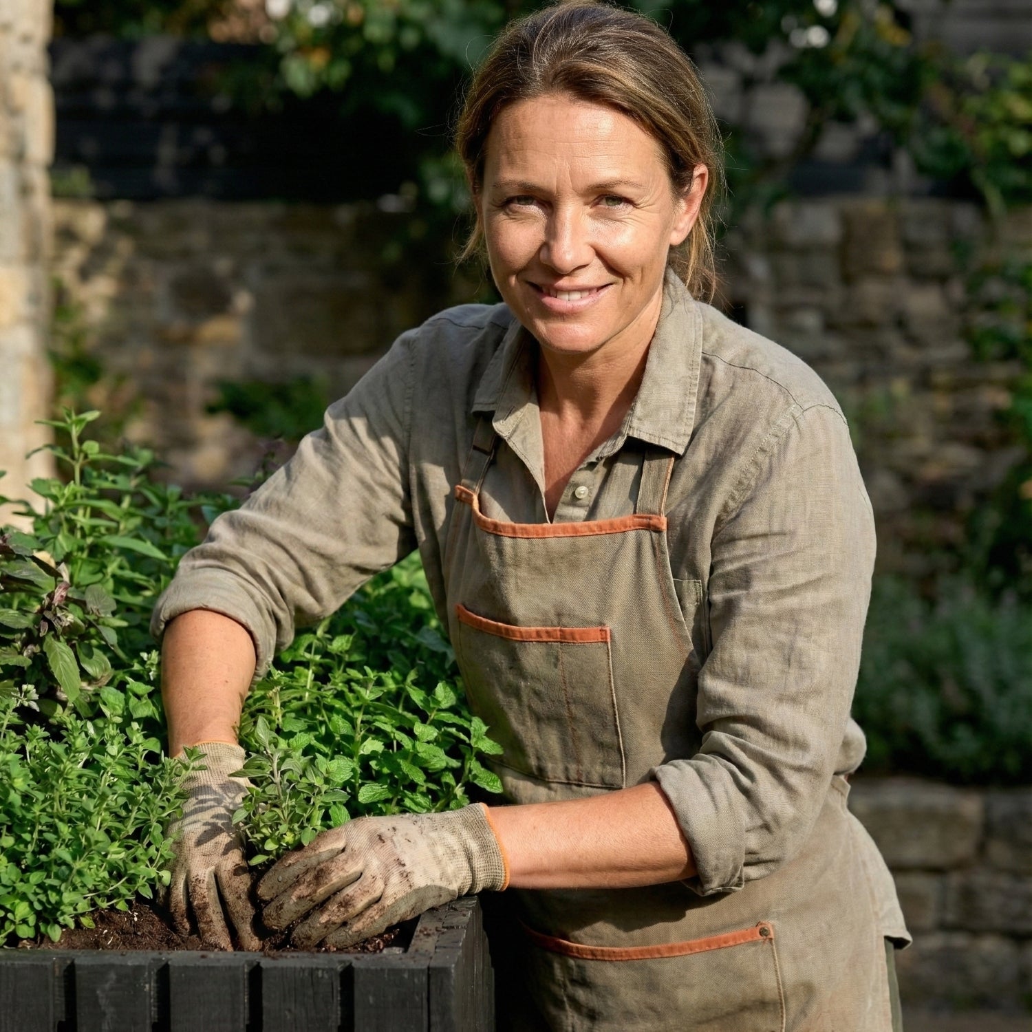 Duża donica ogrodowa antracytowa 100cm, wkład 3x18l taras balkon ogród