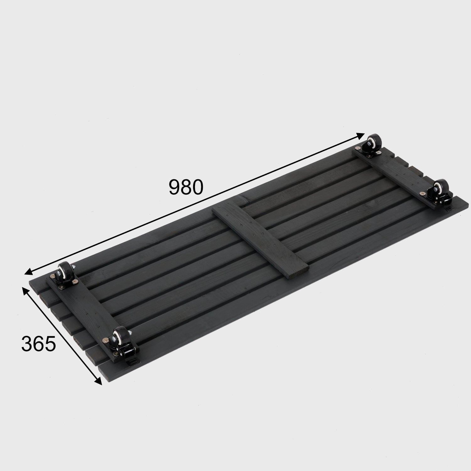 Wiekowózek Podstawka Podest Wózek pod Donicę Doniczkę na Kółkach Antracyt