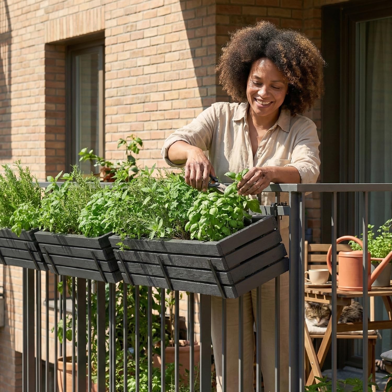 Uchwyty do skrzynek balkonowych – zestaw 2 szt.